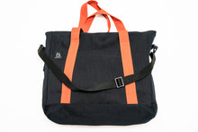 St Mark st. Tote (super tough 22oz black navy denim)