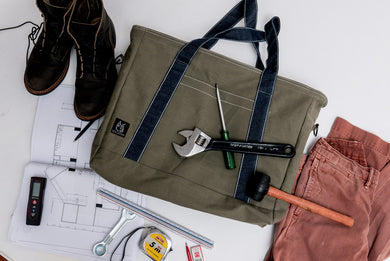 Limited Edition St Mark st. Tote (Olive Vs Denim)