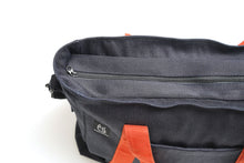 St Mark st. Tote (super tough 22oz black navy denim)